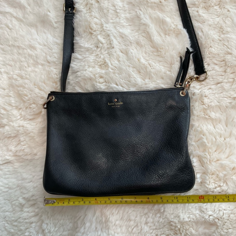 Kate Spade Black Leather Crossbody Bag